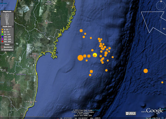japan quake aftershocks