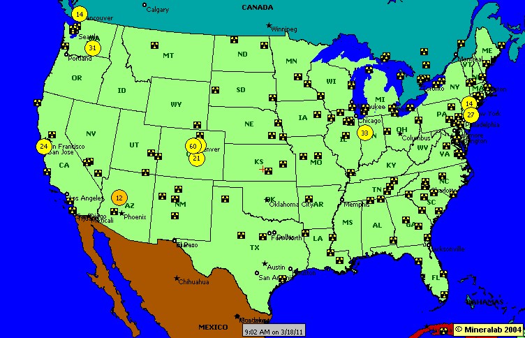 RADIATION MAP 3-18-11