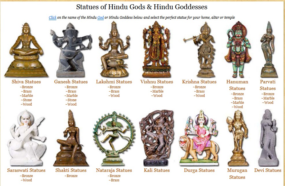 Hindu gods and goddesses