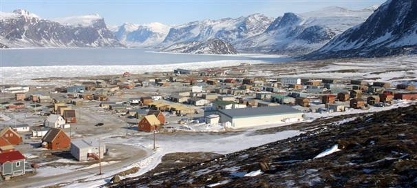 Pangnirtung, a village on Canada\'s Baffin Island, had rain and temperatures in the 40s last month,