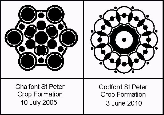 Two St Peter Crop Circle Formations