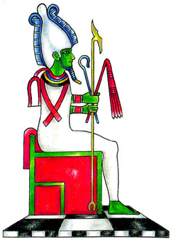 Osiris, Egyptian god of the