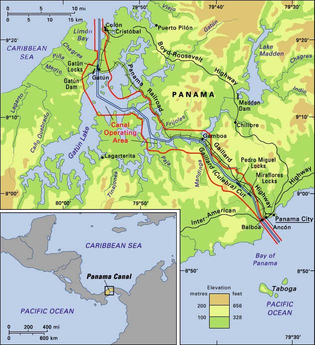 panama map