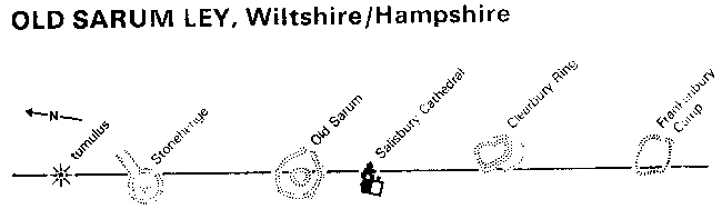 old sarum ley line