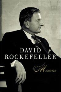 The cover of David Rockefeller's book: Memoirs [2002]