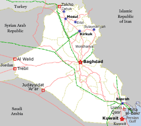 Iraq map