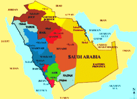 SAUDI ARABIA MAP