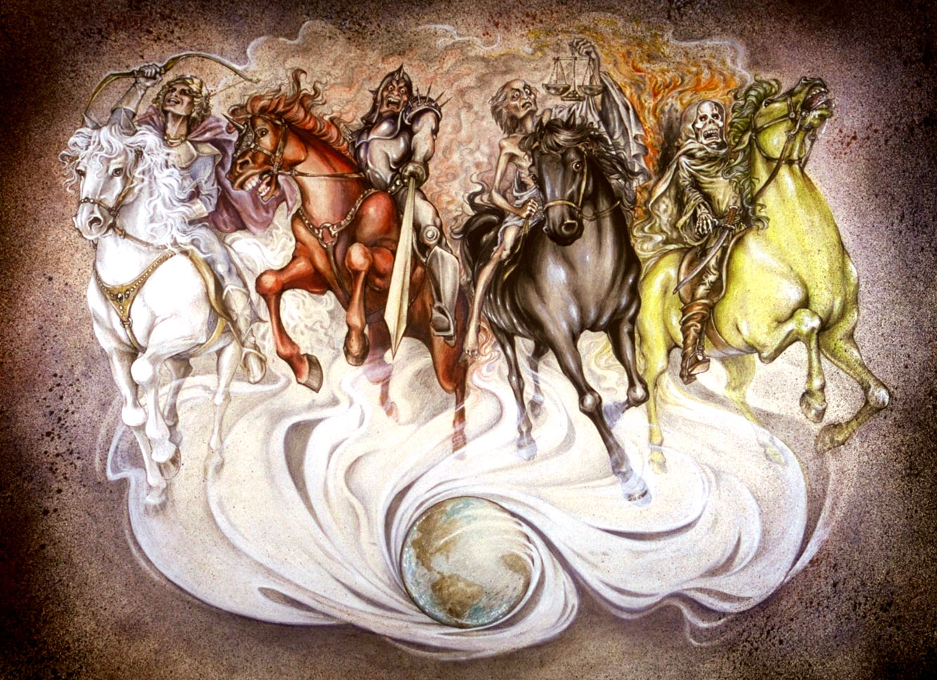 THE FOUR HORSEMEN OF THE APOCALYPSE. compiled by Dee Finney