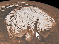 Mystery of the Martian Spirals (Chasma Boreale, 200px)