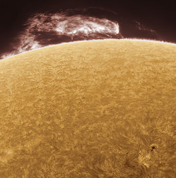 sun prominence 3-18-10