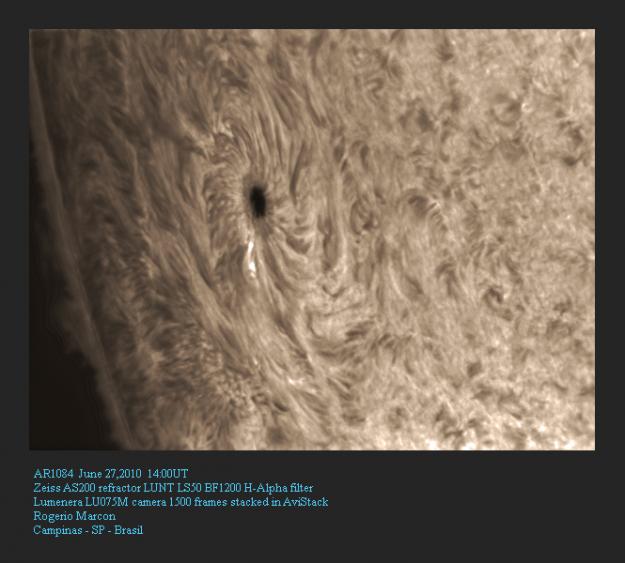 sunspot  -1084 - 6-27-10