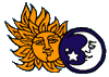 sun and moon