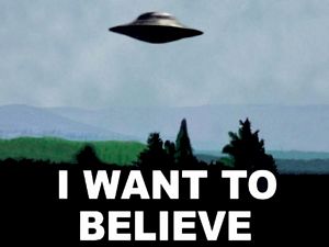 I want to believe