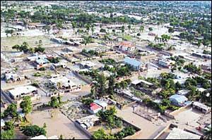 Tropical Storm Jeanne caused massive flooding and storm surges in Gonaives, Haiti, killing at least 50 people after battering the neighboring Dominican Republic and Puerto Rico. ARIANA CUBILLOS/AP